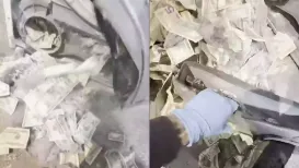 A bizarre incident involving a second-hand appliance has gone viral, leaving social media users both amused and unconvinced. The incident centres around a
