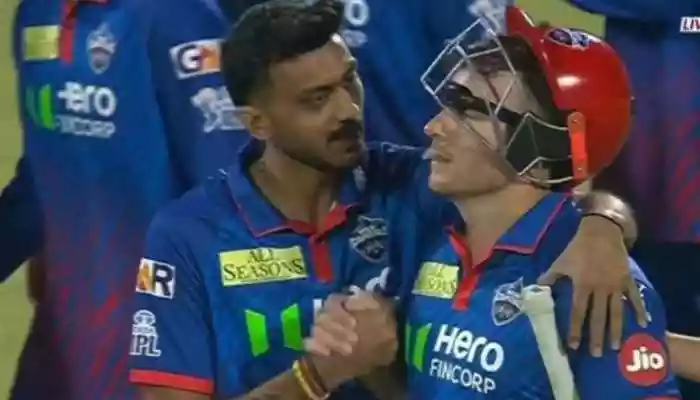 The contest at Arun Jaitley Stadium saw Delhi Capitals fall short by just a single run. Delhi Capitals captain Axar Patel has offered his support to David