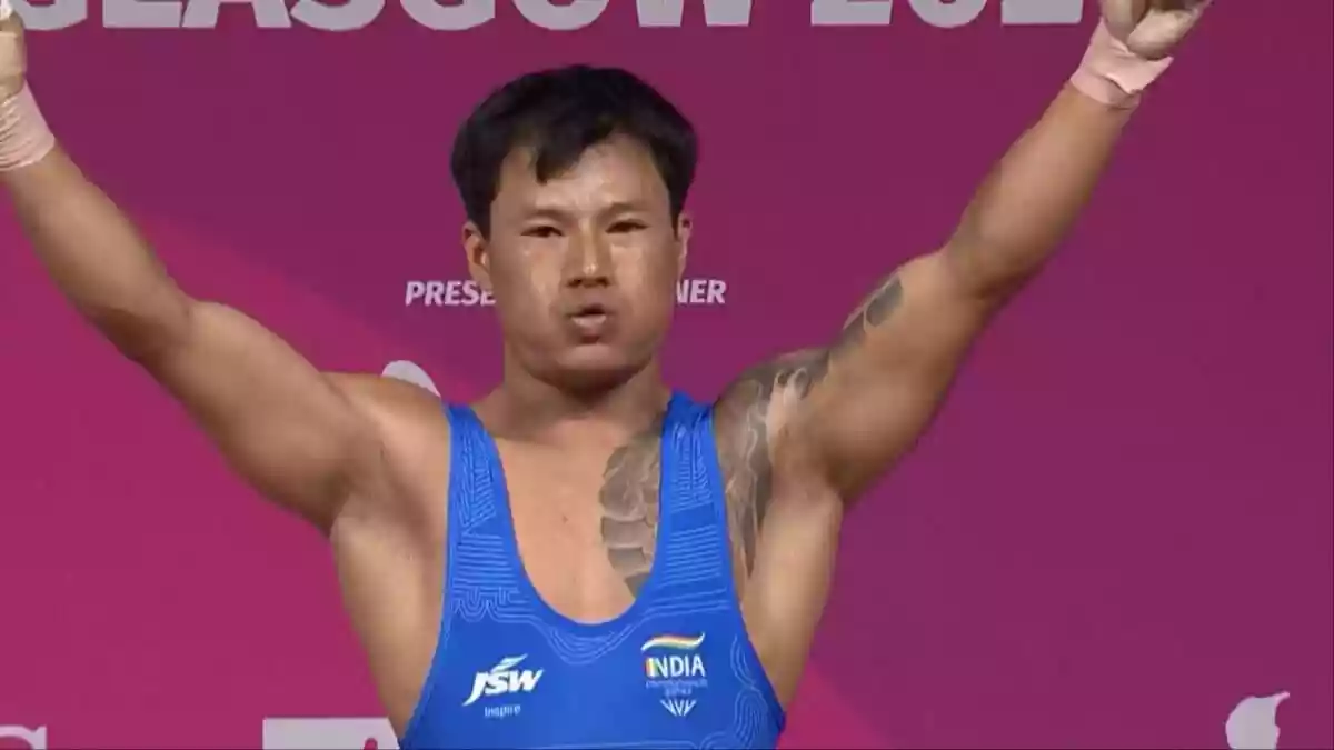Rishikanta Singh Chanambam lifted a total of 264 kg on Sunday (July 26) to win the silver medal for India in the men’s 60kg weightlifting event at the