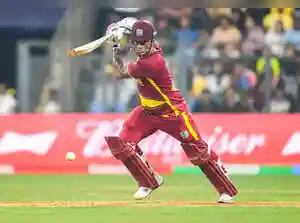 Sent in to bat, Hetmyer produced the fastest fifty in T20 World Cups for West Indies, smashing seven sixes and seven fours to power WI to the second-highest