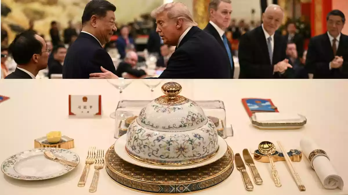 When world leaders sit across a dining table, the food rarely serves a purely culinary purpose. This familiar setup with a strategic warmth was once again on