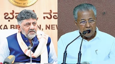 A war of words erupted between Kerala Chief Minister Pinarayi Vijayan and Karnataka Deputy Chief Minister DK Shivakumar over the demolition of settlements in