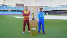 West Indies and Afghanistan face off in a three-match T20I series, starting on Monday in an attempt to finetune their preparations ahead of next month's T20