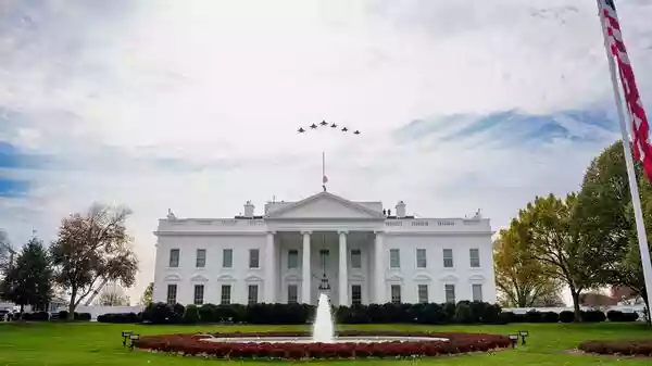 The Trump administration on Friday (local time) appeared to take a dig at the Democrats through a cryptic post from the White House X handle