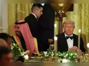 President Donald Trump welcomed Saudi Crown Prince Mohammed bin Salman to the White House for a black-tie dinner. The event saw prominent figures from finance