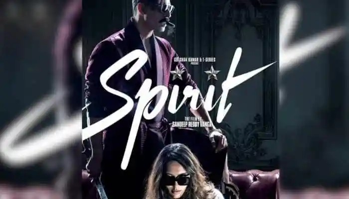 A first-look poster for the film Spirit, directed by Sandeep Reddy Vanga, was released today. Director Sandeep Reddy Vanga’s upcoming film Spirit is steadily