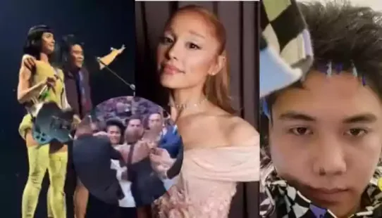 At the Wicked: For Good premiere in Singapore, Ariana Grande was physically accosted on the yellow-brick-road carpet by serial event-crasher Johnson Wen