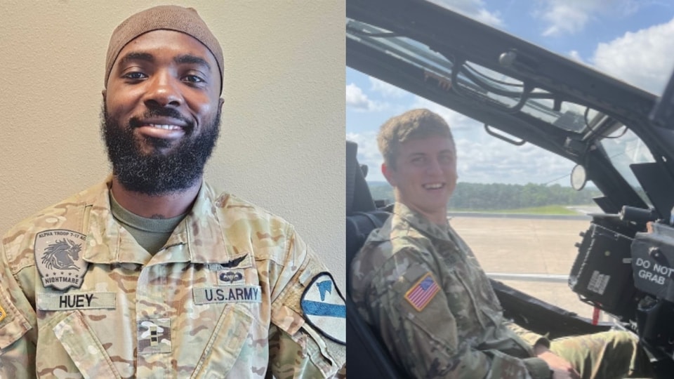 Who were the Salado helicopter crash pilots identified by Fort Hood