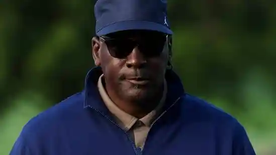 Why are Michael Jordan's eyes red