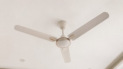 Why do ceiling fans usually have three blades