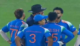 A moment of brilliance turned into a moment of confusion during the Asia Cup Rising Stars 2025 when India A's Nehal Wadhera and Naman Dhir combined for a