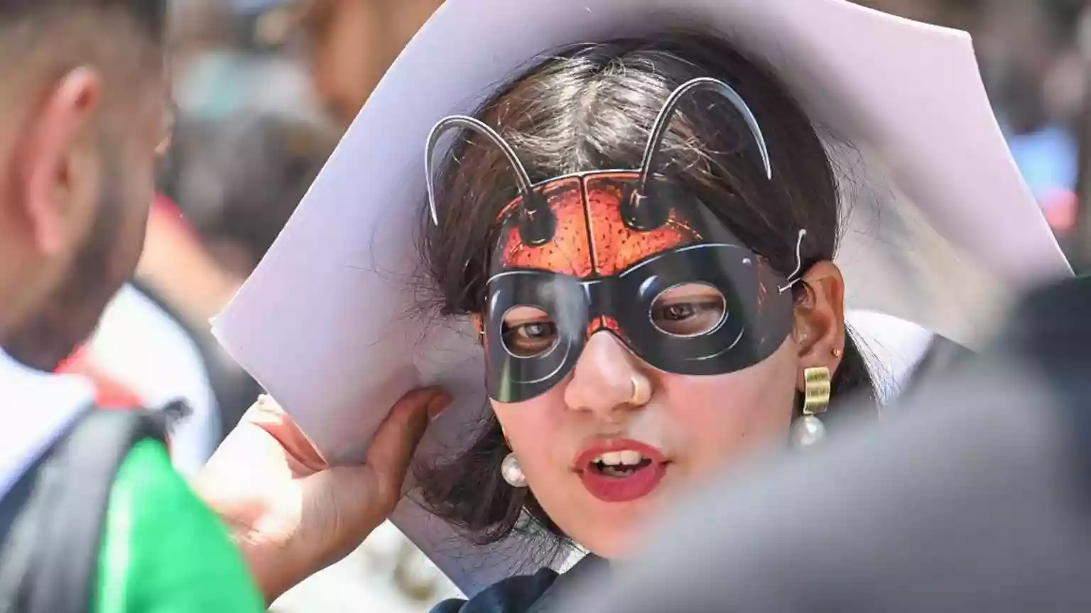 Why India's cockroach protesters are still on the streets in over 40C heat