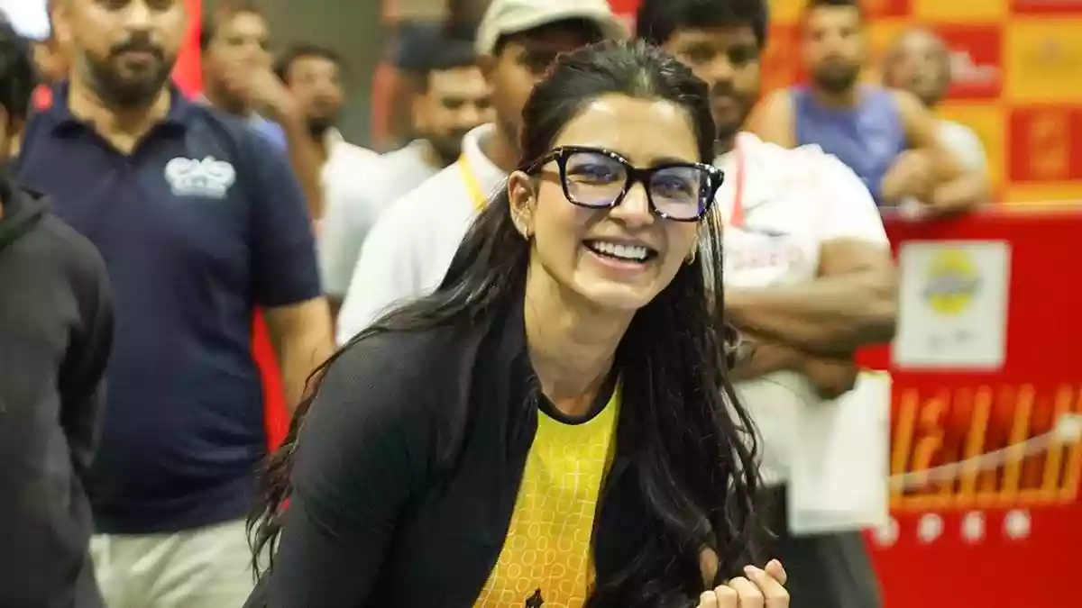Samantha Ruth Prabhu lets out a loud hurrah on pickleball court no. 5 at Chennai's Sathyabhama University — she has just hit a winner