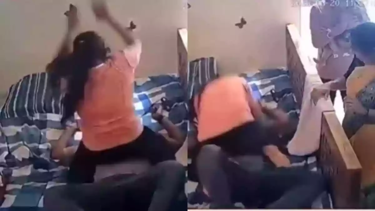 Wife’s Wild Assault’ On Hidden Cam