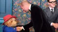 The Prince and Princess of Wales shook hands with Paddington Bear and discussed marmalade sandwiches backstage at this year's Royal Variety Performance