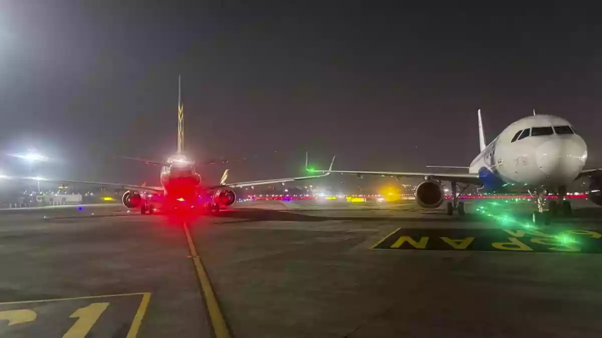 The wingtips of Air India and IndiGo planes came in contact with each other at the Mumbai airport on Tuesday (February 3, 2026) evening