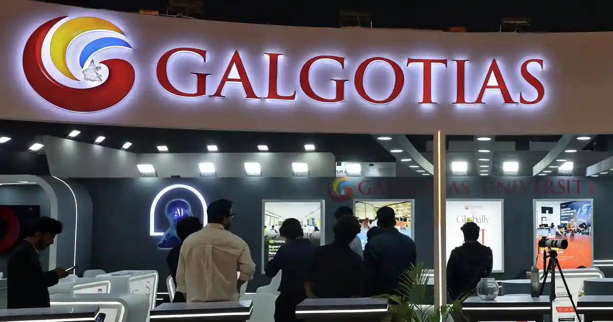 With Galgotias robot dog row