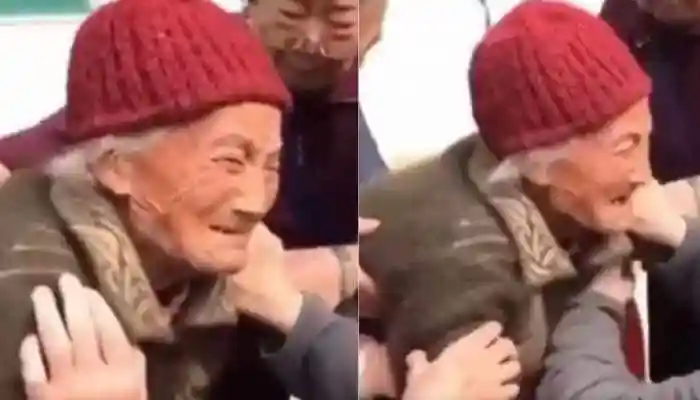 In a heartbreaking story, a woman breaks down after reuniting with her husband, separated for 54 years, only to discover he had built an entirely new life