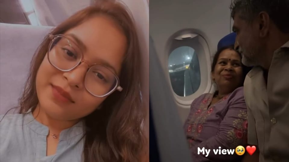 <h4>Woman shares emotional moment as parents take first-ever flight: ‘Life has come full circle’</h4> <h4>A woman shared a heartwarming