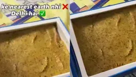 <h4>Woman shows ladoos melting in Delhi heat, says ‘Inki abh barfi banegi’</h4><h4>A viral video showing boxes of ladoos turning into a