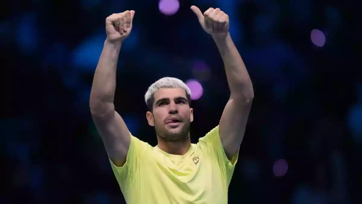 Carlos Alcaraz stated on Saturday that Jannik Sinner is the favourite to retain his ATP Finals title at home, following the new world number one setting up a