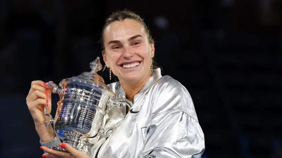 World number one Aryna Sabalenka battled past home hope Amanda Anisimova to retain her US Open title and finally secure her first Grand Slam trophy of the year.</b> Sabalenka maintained a steadier level to win 6-3 7-6 (7-3) in a battle between two of the biggest ball-strikers in the women's game.