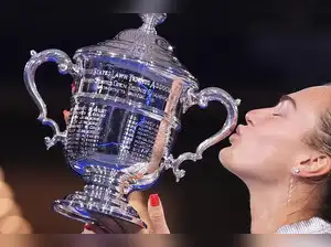 World number one Aryna Sabalenka overpowered Amanda Anisimova to defend her US Open crown on Saturday, defeating her American rival in straight sets to clinch the fourth Grand Slam title of her career. But a determined Sabalenka, playing in the seventh Grand Slam title game of her career, brought all her experience to bear as she slammed the door on Anisimova's dream of a maiden Grand Slam title.