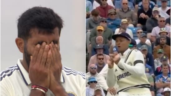 Yashasvi Jaiswal dropped his third catch off Jasprit Bumrah in the first innings during the Headingley Test. India’s sloppy slip-catching woes continued at Headingley as Yashasvi Jaiswal dropped yet another chance off Jasprit Bumrah, this time in the final ball of the 85th over. Positioned at gully, Jaiswal failed to hold on to a regulation chance offered by Harry Brook, who had played a loose dab outside off to a short-of-length delivery. The ball flew at a comfortable height, but Jaiswal couldn’t grab it, adding to a growing list of missed opportunities that have plagued India’s fielding effort throughout this Test.