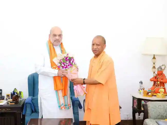 Uttar Pradesh Chief Minister Yogi Adityanath met Union Home Minister Amit Shah in Delhi. The meeting comes amid a delay in portfolio allocation after the
