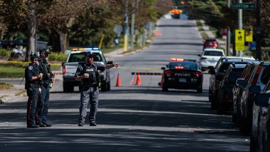 Canadian authorities have confirmed a shooting near a synagogue in Belleville, Ontario, was a 
