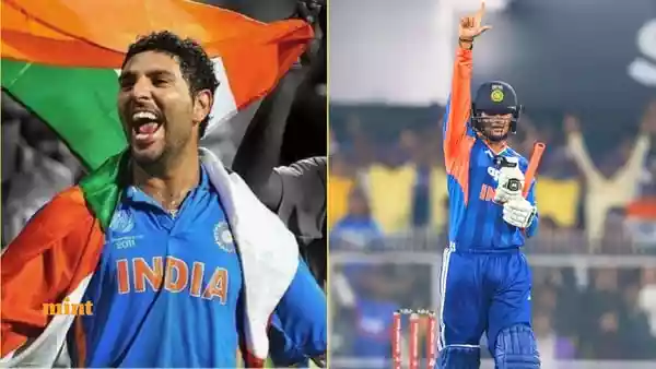 Yuvraj Singh ‘trolls’ Abhishek Sharma after 14-ball 50 