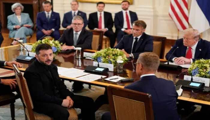 Zelenskyy-Trump Meeting LIVE Updates: Ukrainian President Zelenskyy and several European leaders visited the White House on Monday for a crucial meeting with US President Trump. This meeting follows Trump's recent talks with Russian President Putin at the Alaska summit.