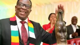 Zimbabwe's flag, banknotes and coat of arms all feature a stately looking eagle, sitting majestically on a plinth. Known as the Zimbabwe Bird