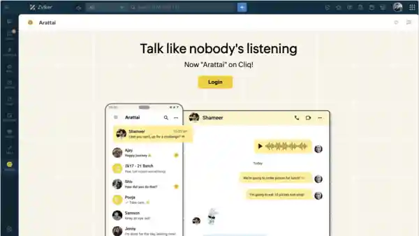 Zoho Corp's Arattai messaging app, which is being touted as India's answer to Meta's WhatsApp, has got most global messaging apps beat with this one feature it provides. What is it? An official app for download on Android TV. There has been a growing consciousness about the need of Indian companies to build software for the home masses that can take over the role played by global tech giants for years. Zoho has a long history of competing with the global giants with its business solutions but the company's new app Arattai has made quite a wave on social media with netizens terming it as the ‘WhatsApp killer'.