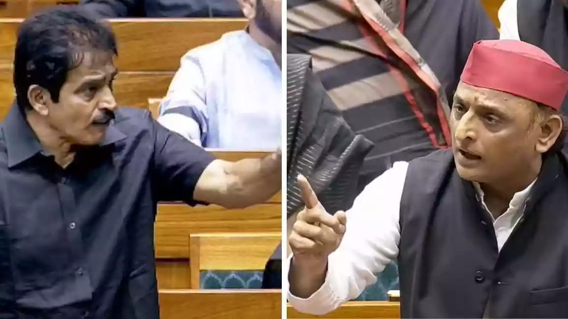 अखिलेश और कांग्रेस के वेणुगोपाल में तीखी बहस