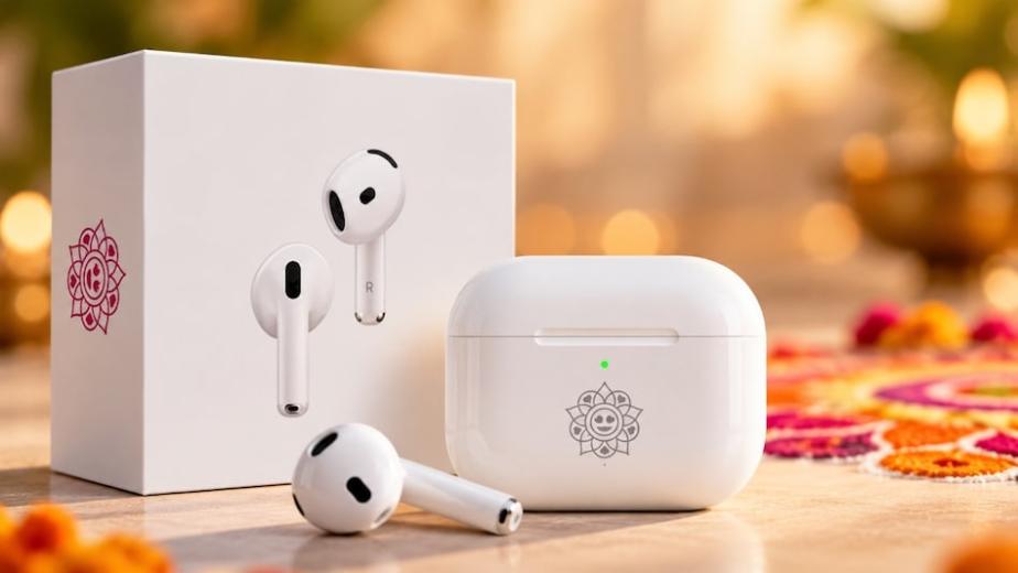 ऐपल ने भारत में फेस्टिव सीजन के मौके पर खास रंगोली वाला AirPods 5 लॉन्च किया है. हालांकि डिजाइन नहीं बदला है ना ही कोई नए फीचर्स हैं, लेकिन केस पर रंगोली बनी हुई है. Apple ने भारत में त्योहारों के