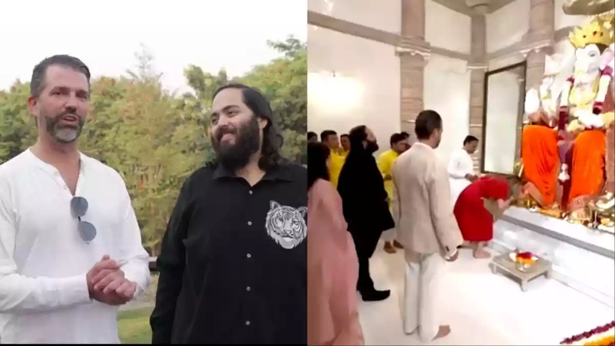 भारत में भक्ति में डूबे अमेरिकी राष्ट्रपति के बेटे