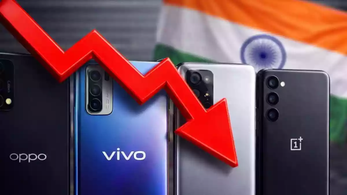 भारत में चीनी स्मार्टफोन कंपनियों को बड़ा झटका