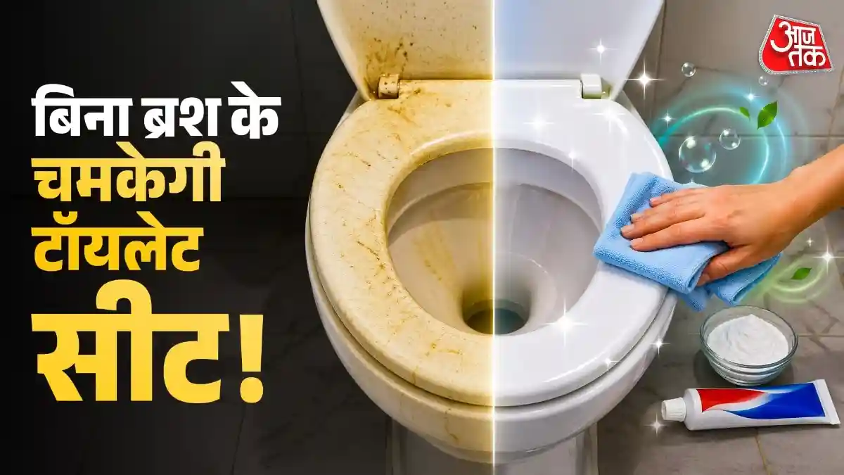 बिना रगड़े साफ होगी गंदी टॉयलेट सीट