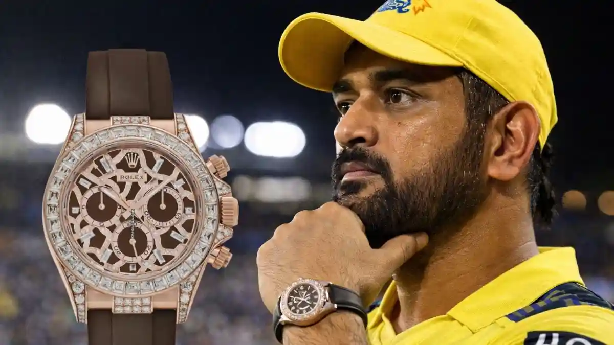 धोनी की कलाई पर दिखी ‘सीक्रेट’ Rolex Daytona