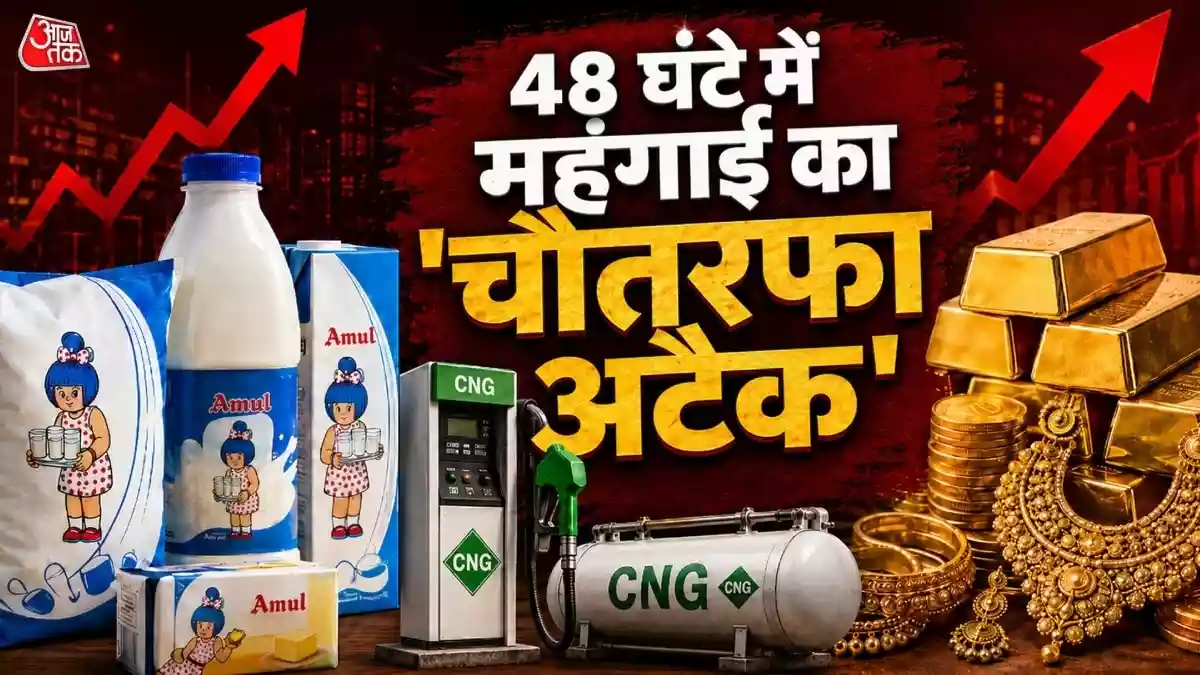 गोल्ड, दूध, पेट्रोल-डीजल और CNG, 48 घंटे में महंगाई का चौतरफा अटैक
