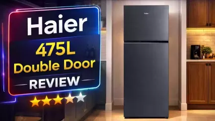 Haier HRF-5252BGK-N Review: हायर का ये डबल डोर फ्रिज कई मामलों में अपने कॉम्पटीशन से आगे है. हालांकि इसकी कुछ कमियां भी हैं. लेकिन इस कीमत पर मार्केट में इतने फीचर्स वाला लगभग 500L का फ्रिज मुश्किल से ही