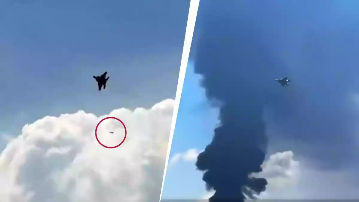 ...जब ईरानी शाहेद ड्रोन के पीछे पड़ा अमेरिकी F-15