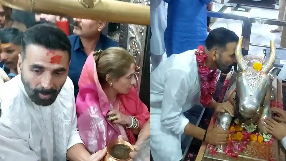 जय महाकाल... सास-दामाद ने टेका माथा