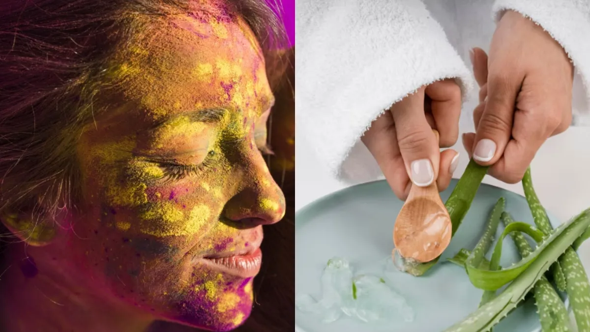 क्या एलोवेरा जेल लगाने से होली का रंग निकल सकता है