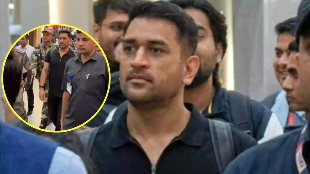 फाइनल से पहले अहमदाबाद में माही की एंट्री