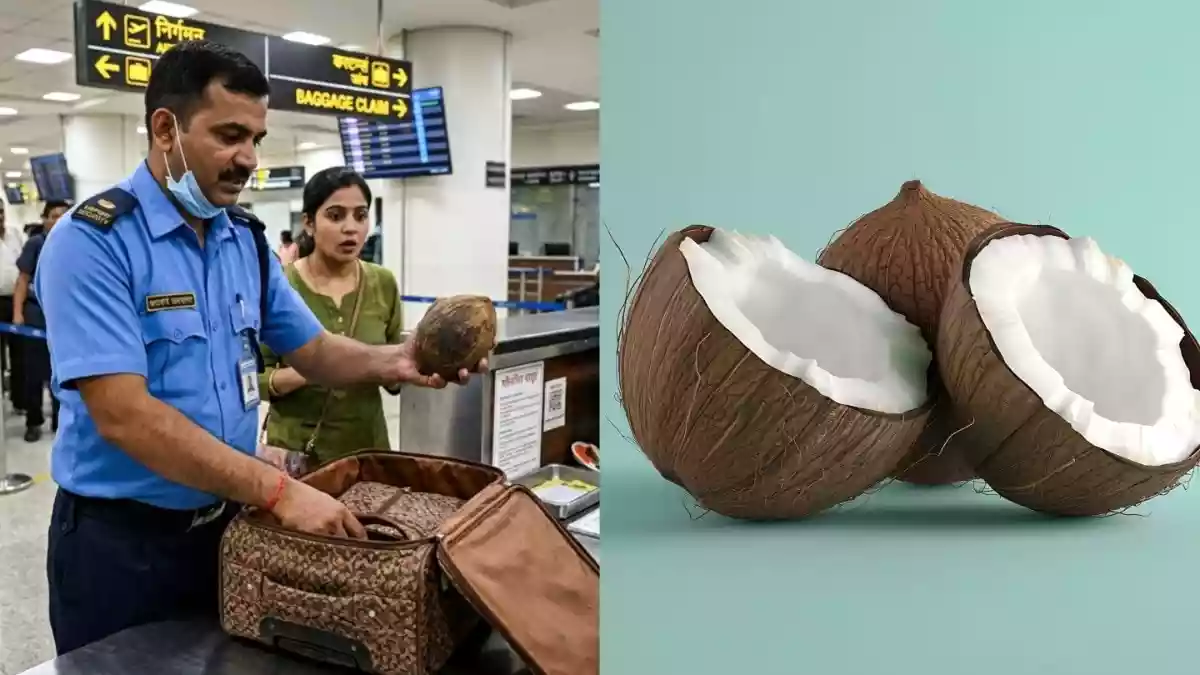 फ्लाइट में क्‍यों नहीं ले जा सकते नारियल