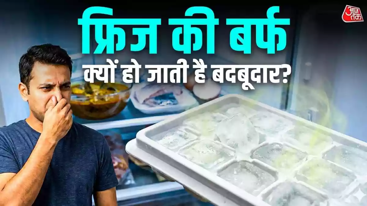 फ्रीजर में रखी बर्फ से आ रही है बदबू
