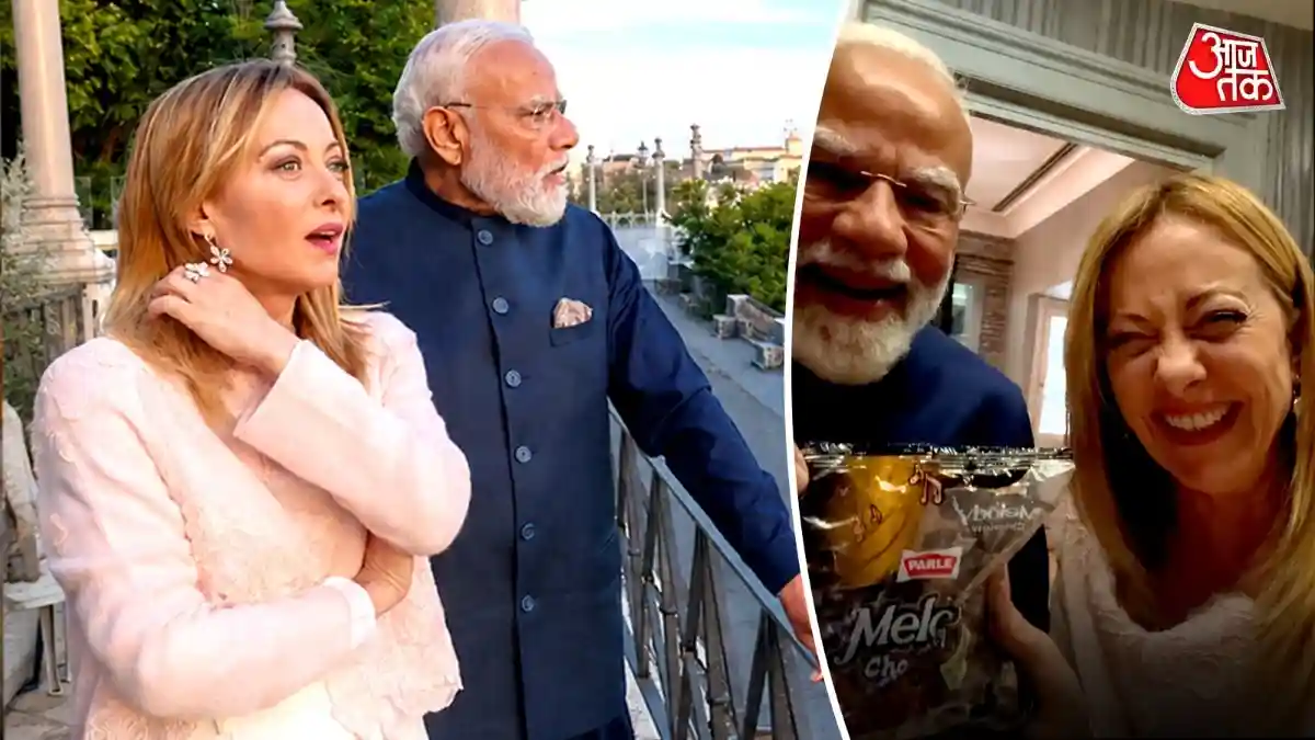 पीएम मोदी ने मेलोनी को दी मेलोडी