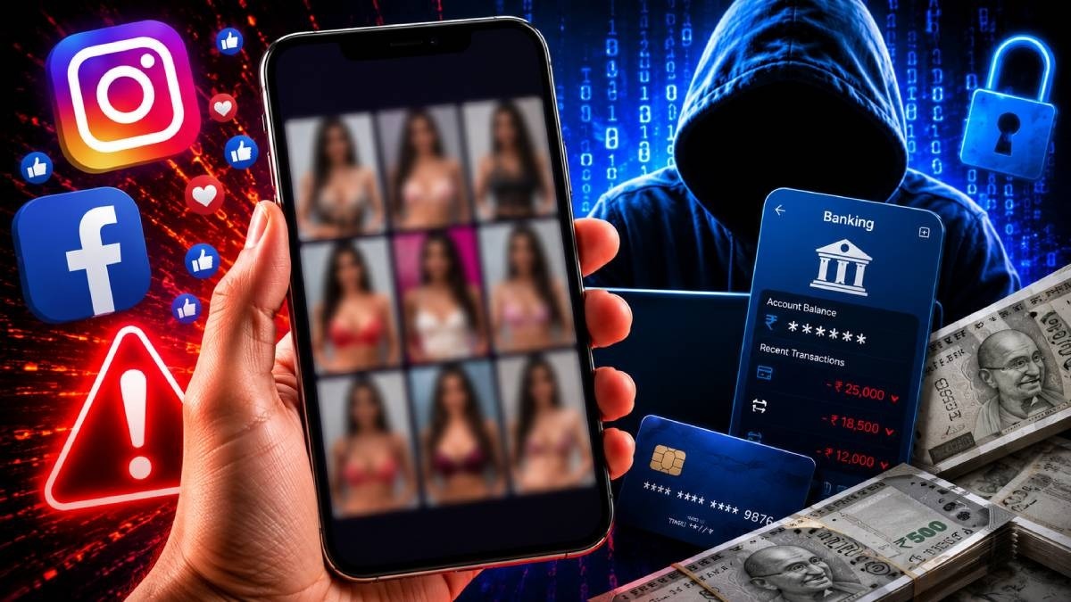 पोर्न ऐप के नाम पर साइबर ठगी का नया खेल सामने आया है. Facebook और Instagram के जरिए फर्जी ऐप डाउनलोड करवाकर फोन का कंट्रोल हासिल करने की कोशिश हो रही है. एक गलत परमिशन बैंक अकाउंट तक खतरा पहुंचा सकती
